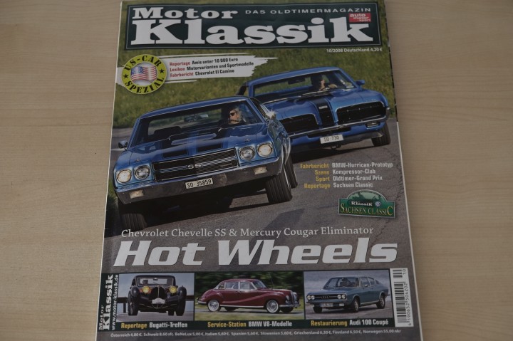 Deckblatt Motor Klassik (10/2008)